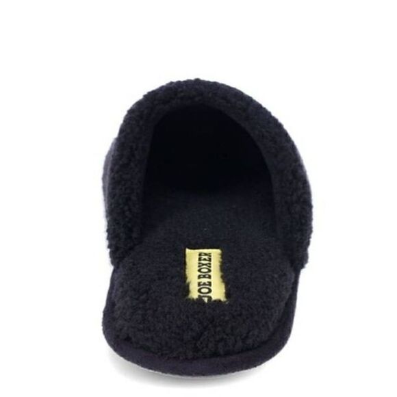 Joe Boxer Women's Smiley Face Slipper & Hat Gift Set Black Size 6/7 - Picture 7 of 7